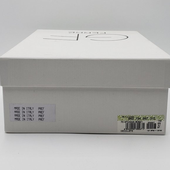 New - GF FERRE Red Patent Leather Heels SIZE 37 - Picture 7 of 8